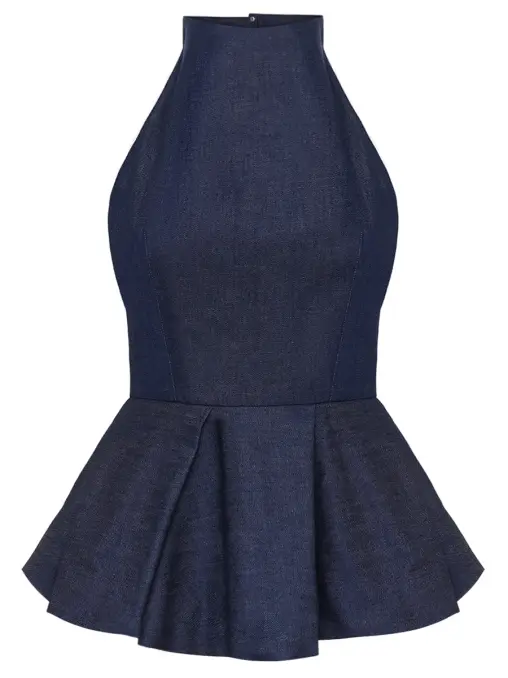 Топ Poly джинсовый PHATEMM