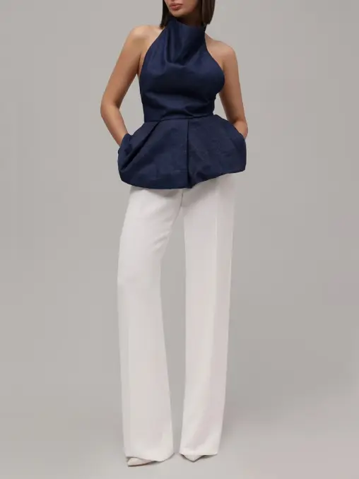 Топ Poly джинсовый PHATEMM