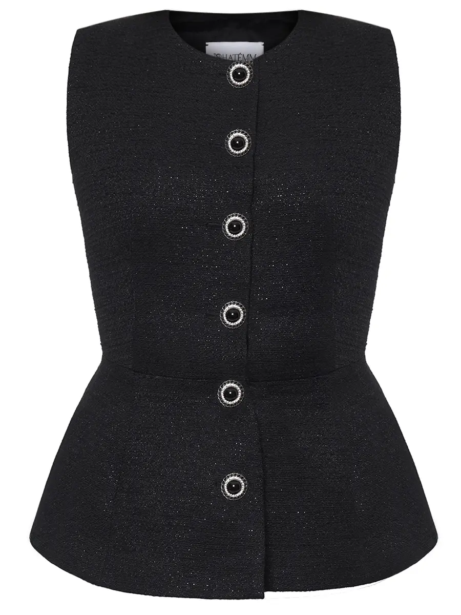 Жилет Angie твидовый