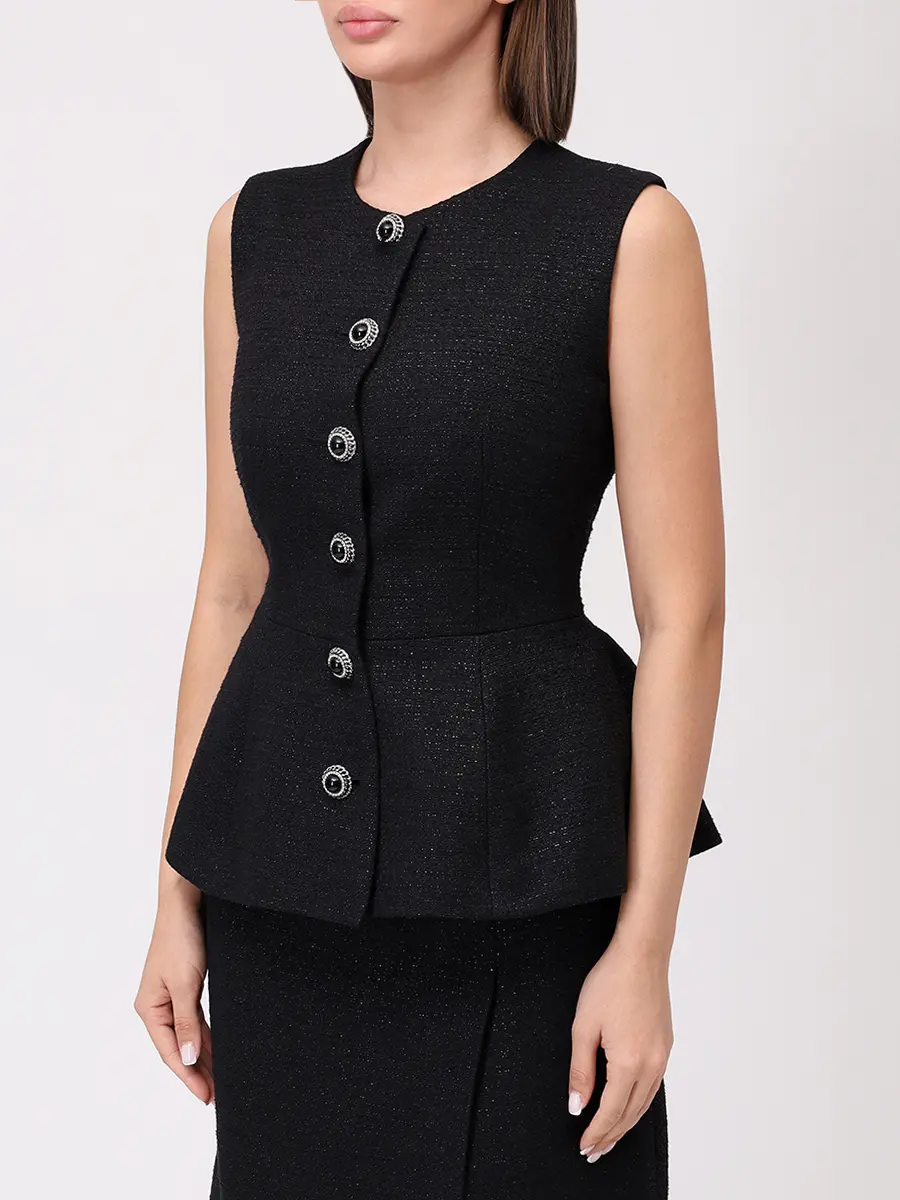 Жилет Angie твидовый