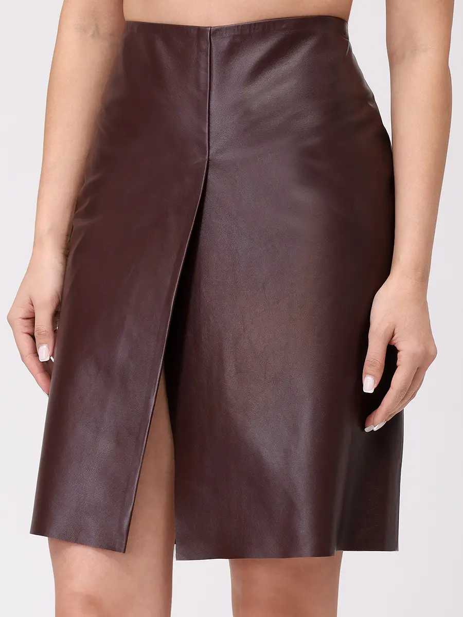 Юбка Agnes кожаная