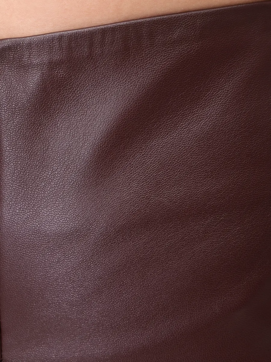 Юбка Agnes кожаная