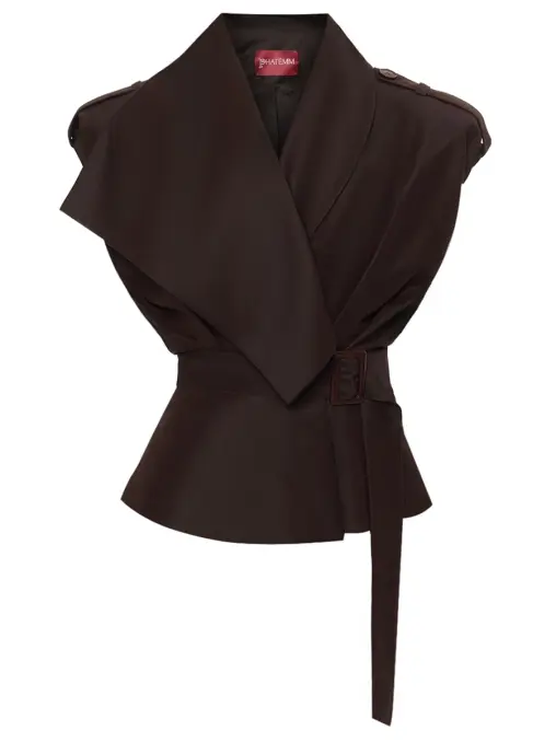 Жилет Rachel из шерсти и шелка PHATEMM