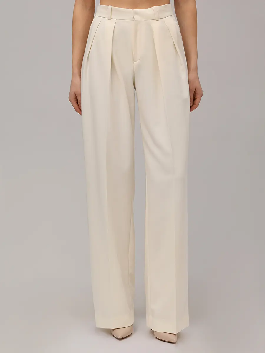 Брюки-палаццо из вискозы