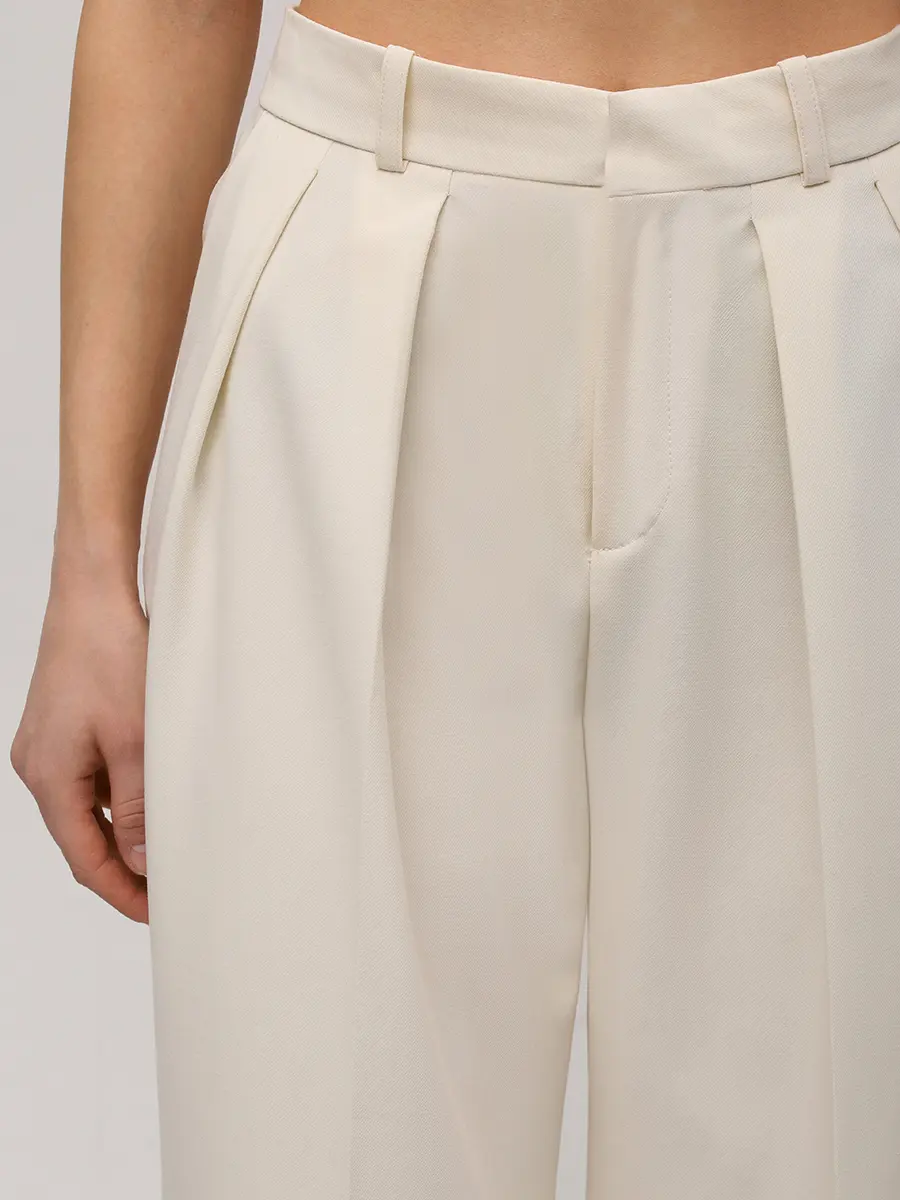 Брюки-палаццо из вискозы