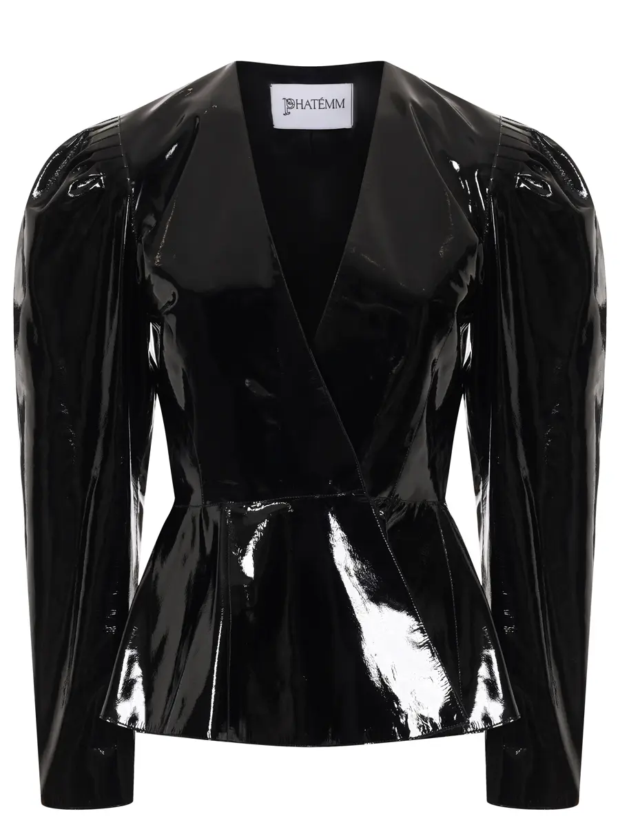 Жакет Priscilla кожаный