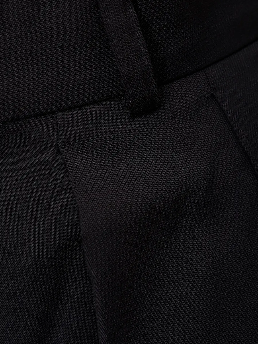 Брюки-палаццо шерстяные