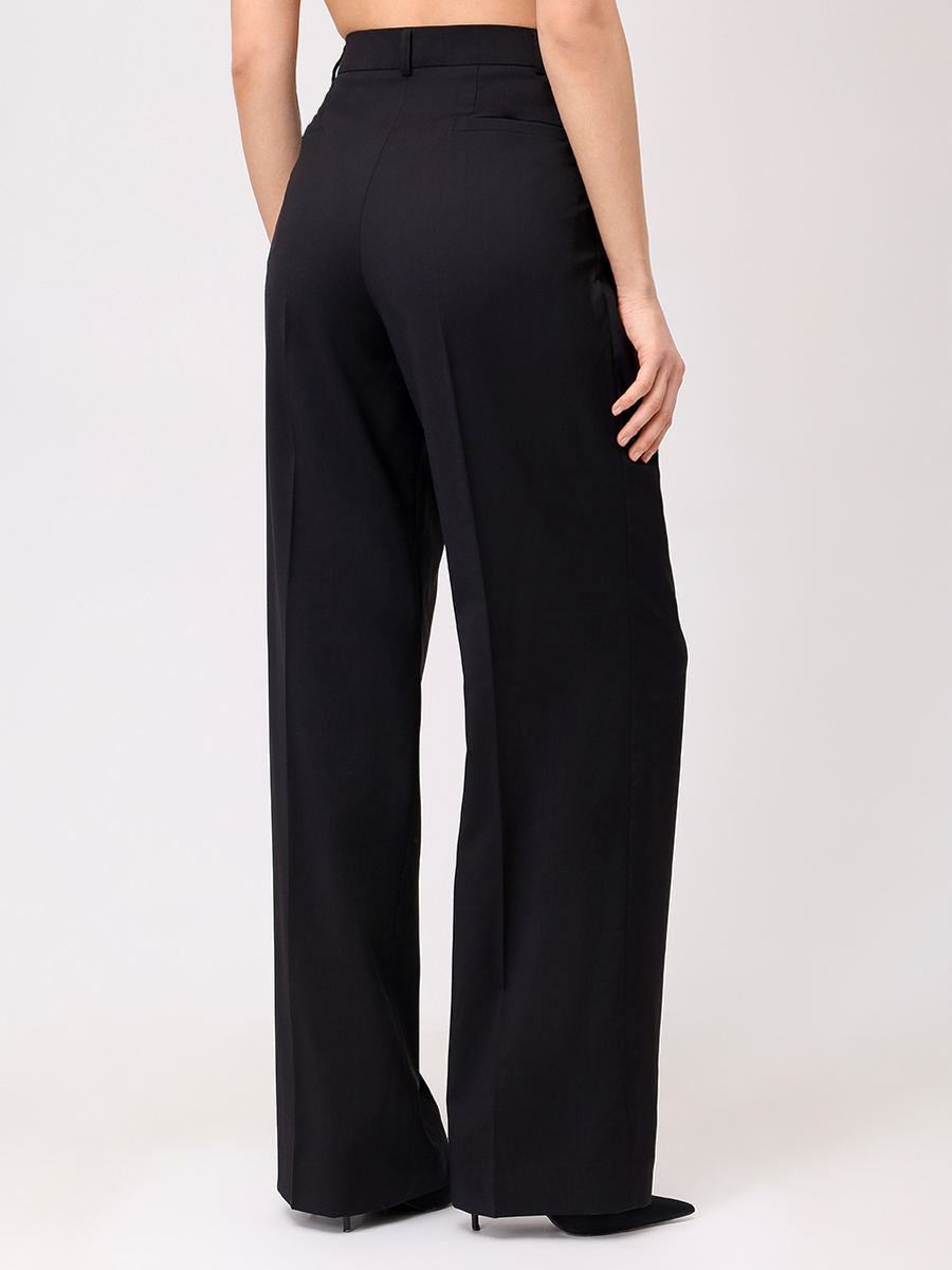Брюки-палаццо шерстяные