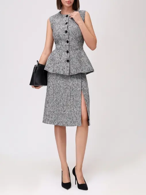 Жилет Angie твидовый PHATEMM