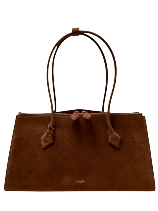 Сумка-тоут замшевая Le Teckel ALAIA