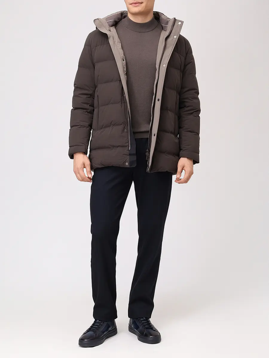 Пуховик стеганый