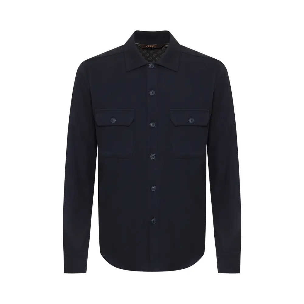 Рубашка Regular Fit однотонная