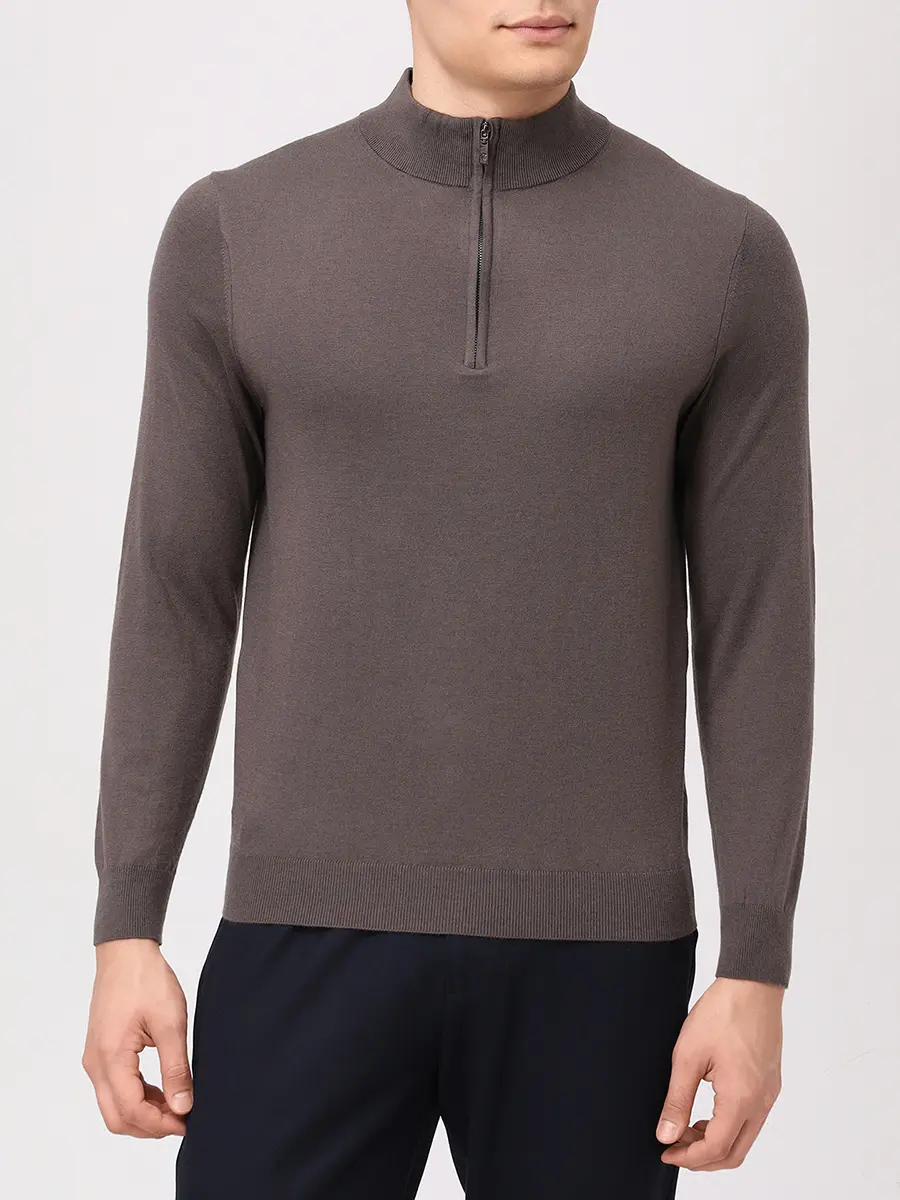 Джемпер из шерсти и тенселя