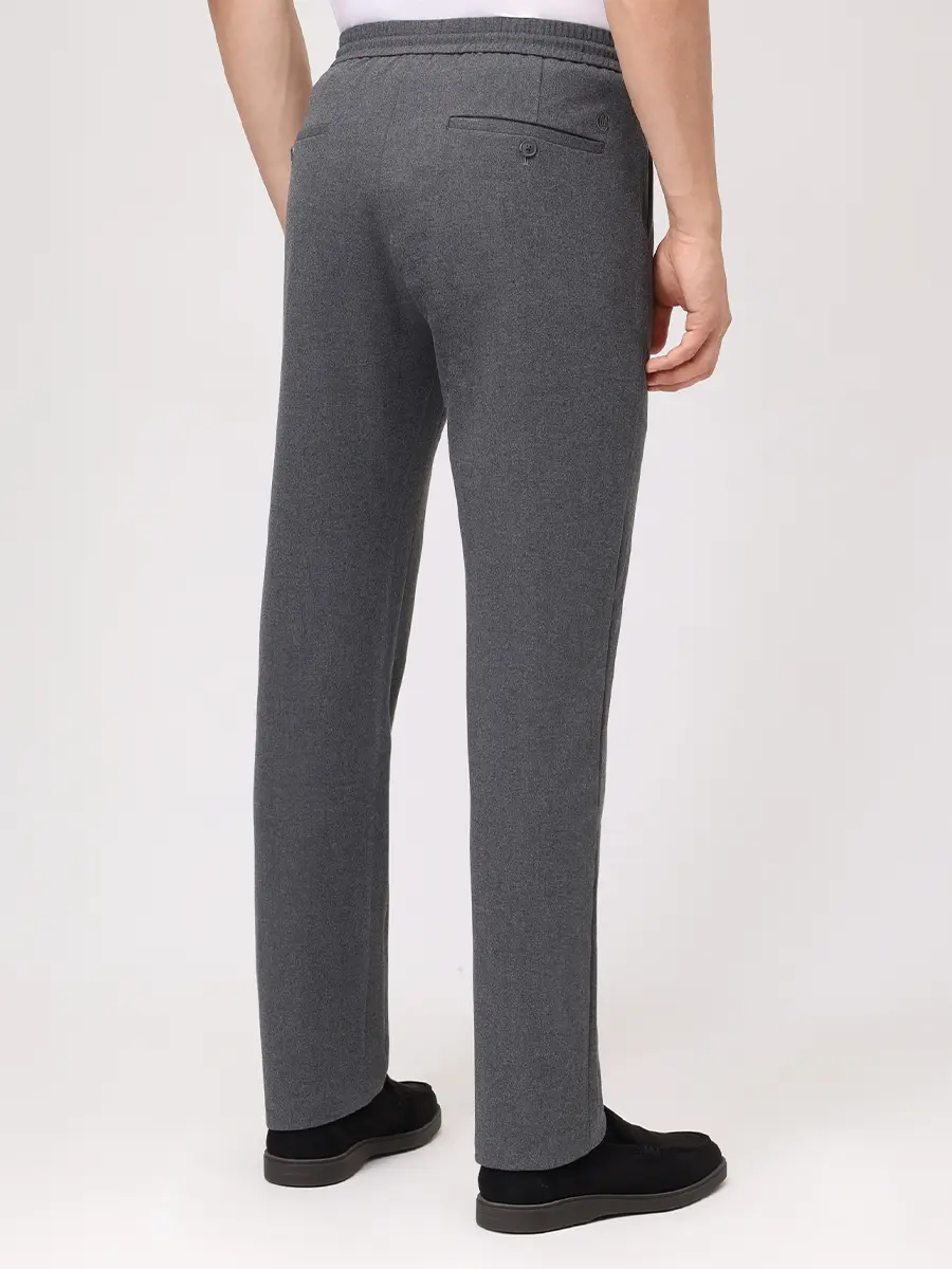 Брюки однотонные