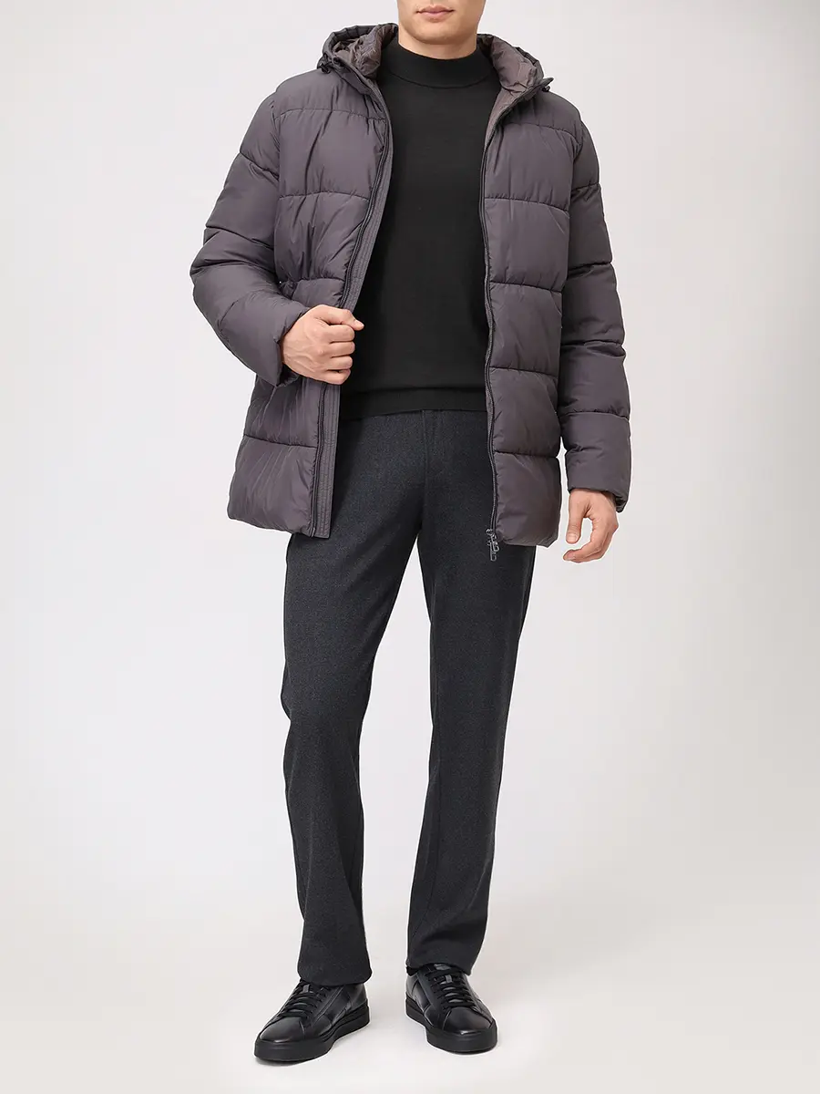 Брюки однотонные