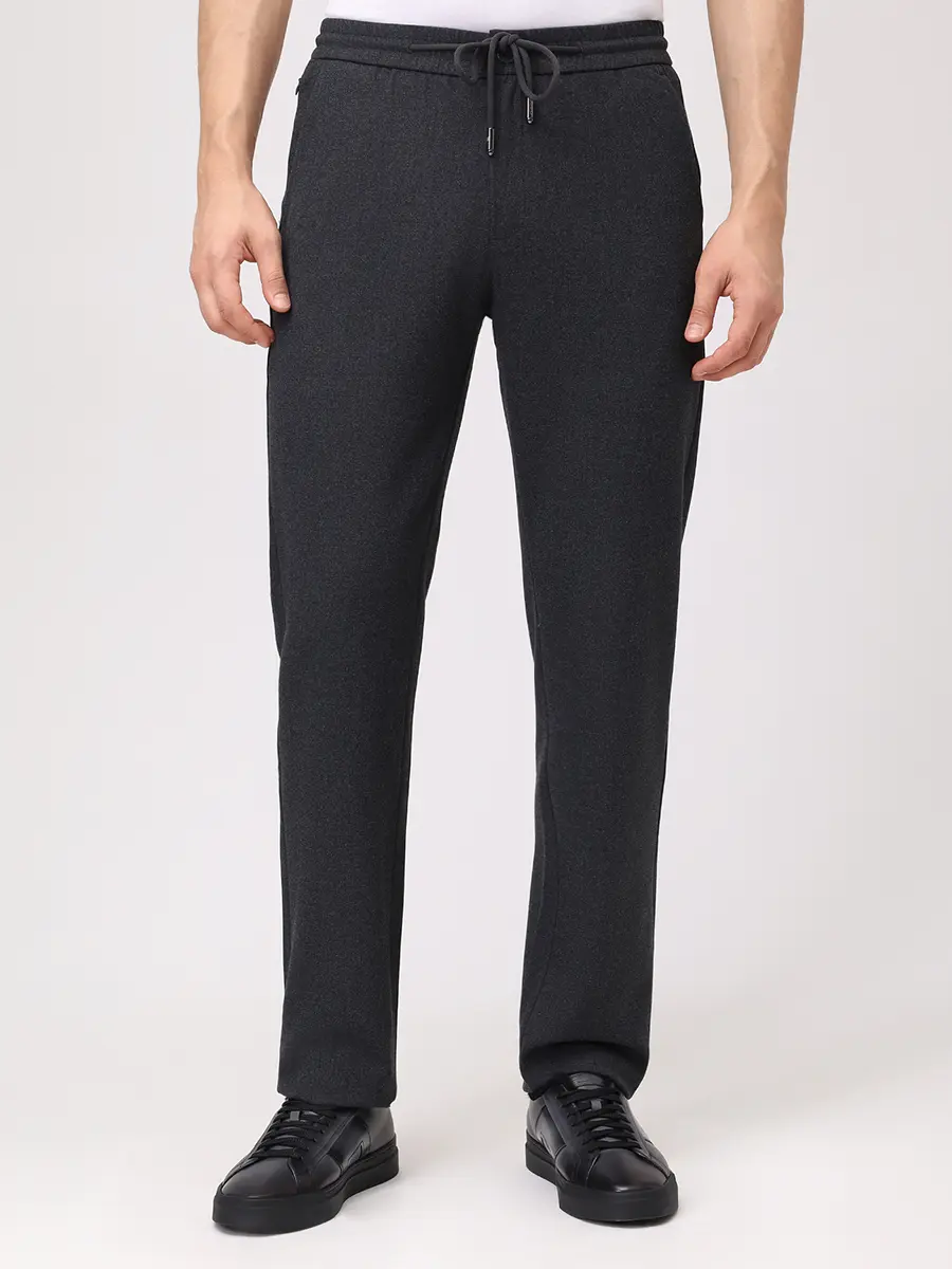 Брюки однотонные