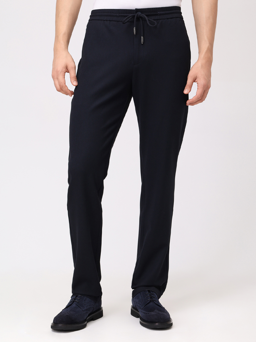 Брюки однотонные