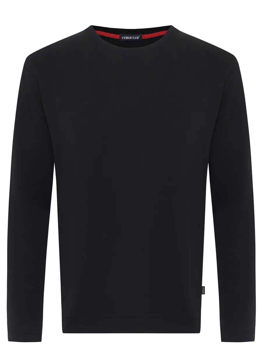 Лонгслив из хлопка и вискозы