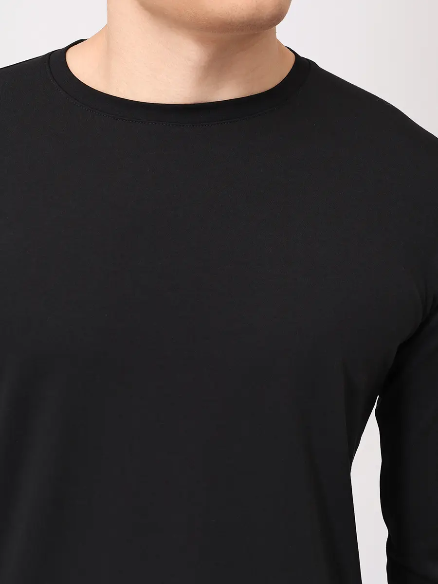 Лонгслив из хлопка и вискозы