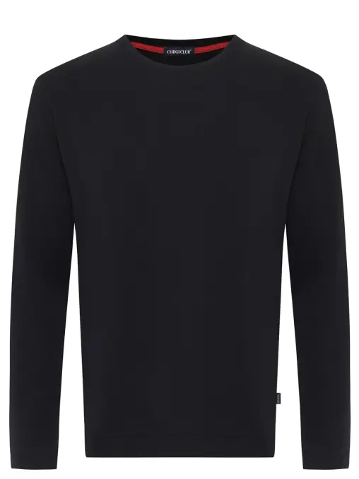 Лонгслив из хлопка и вискозы CUDGI