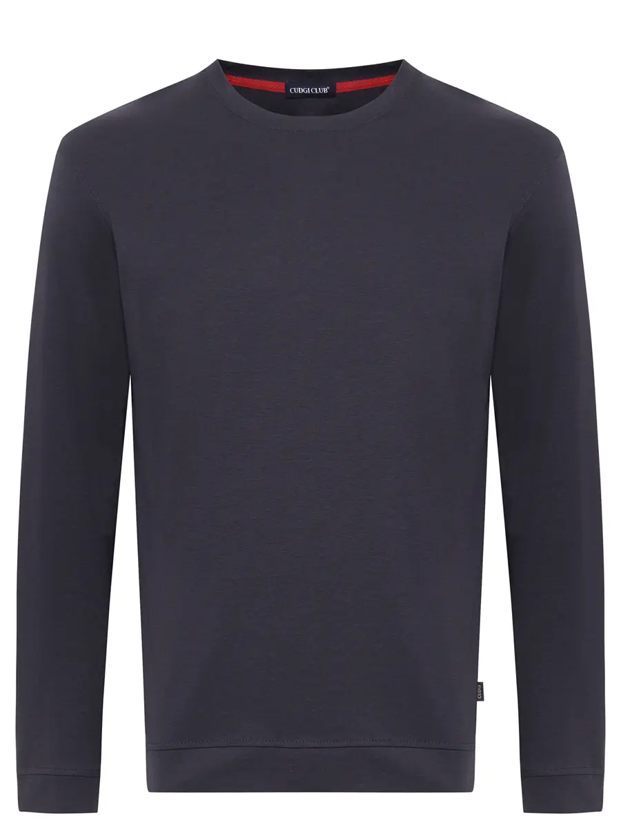 Лонгслив из хлопка и вискозы