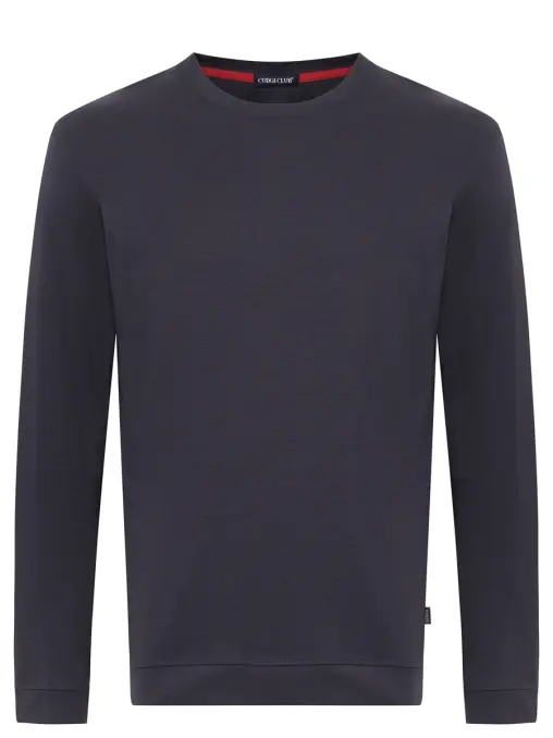 Лонгслив из хлопка и вискозы CUDGI