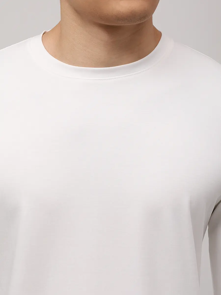 Лонгслив из хлопка и вискозы