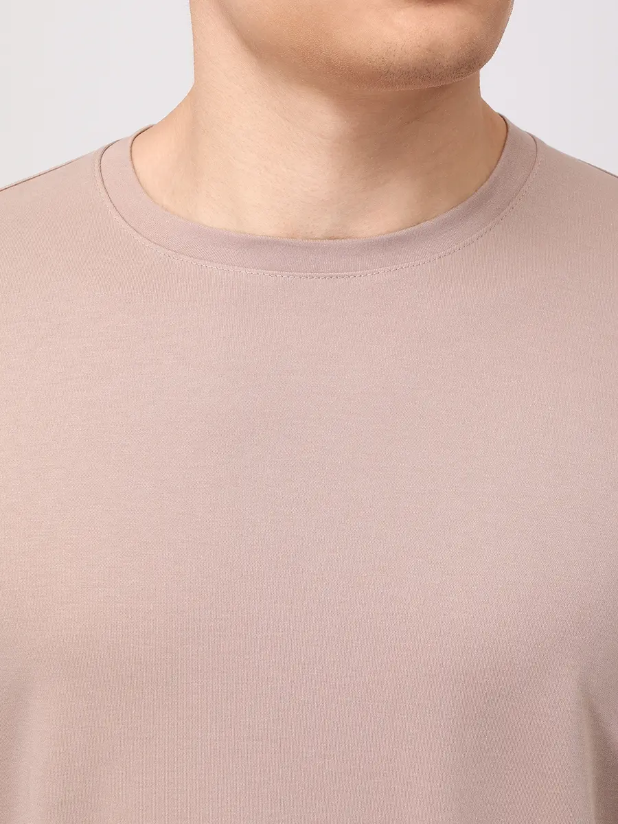 Лонгслив из хлопка и вискозы