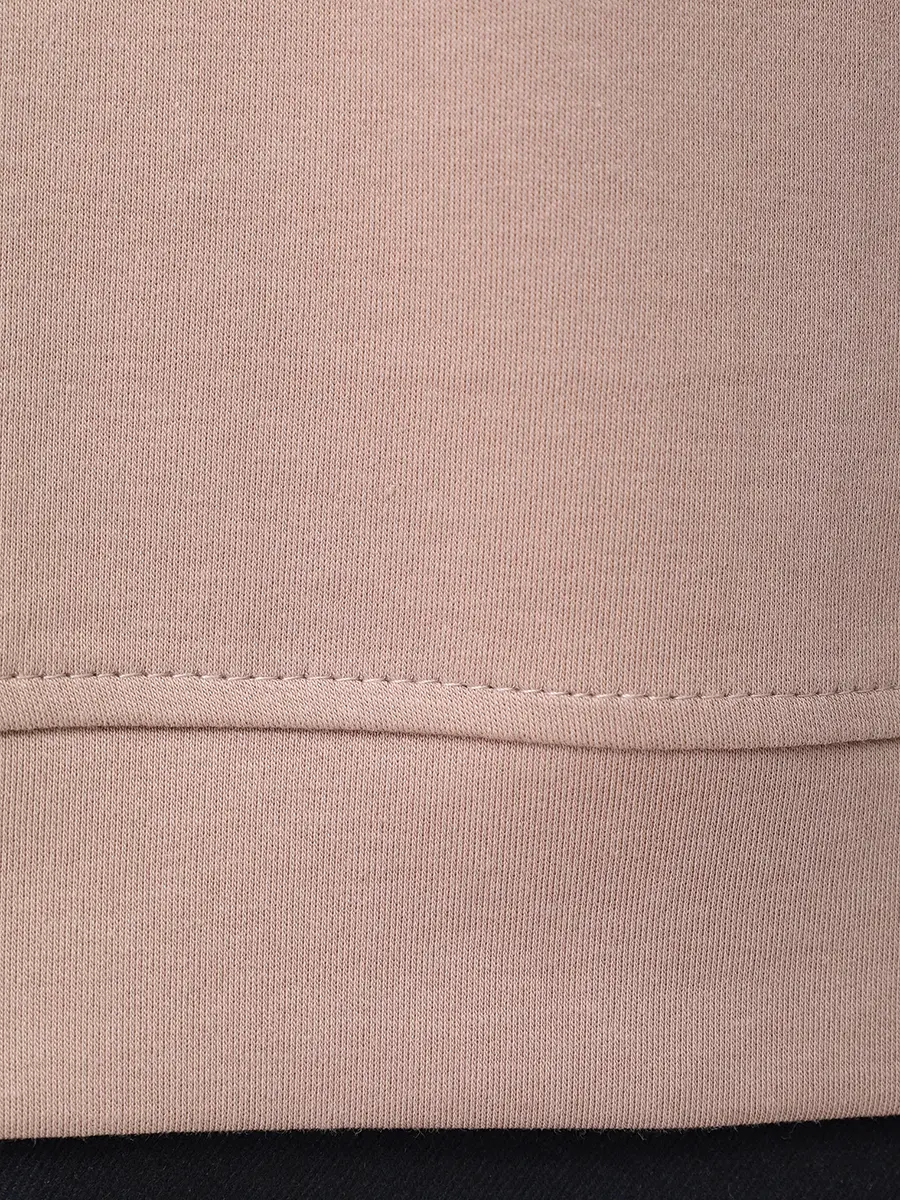 Лонгслив из хлопка и вискозы