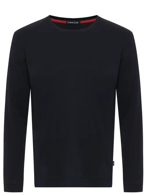 Лонгслив из хлопка и вискозы CUDGI