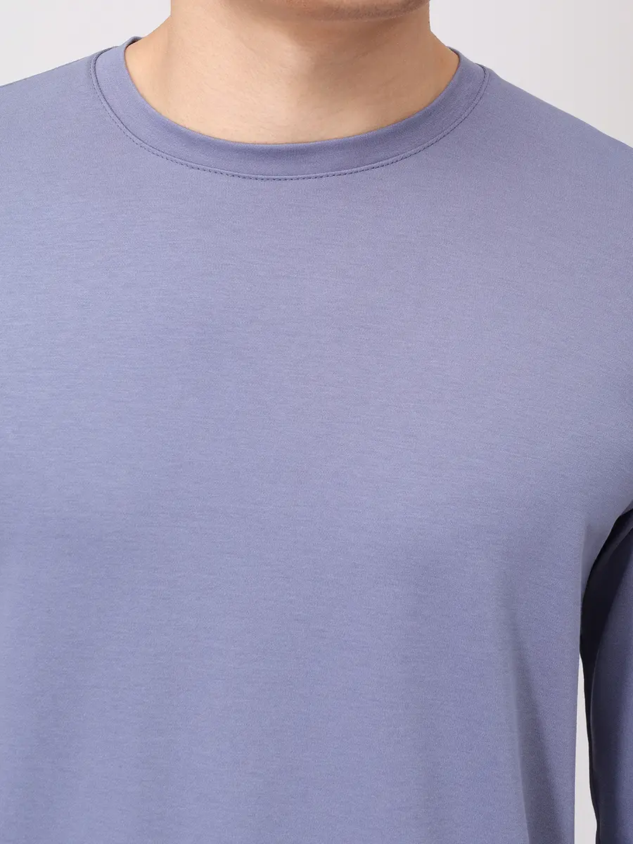 Лонгслив из хлопка и вискозы