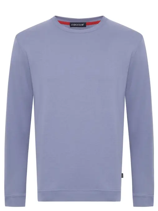 Лонгслив из хлопка и вискозы CUDGI