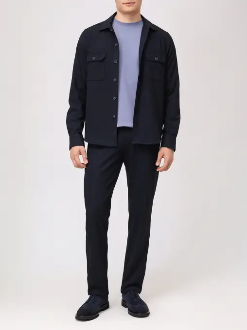 Лонгслив из хлопка и вискозы CUDGI