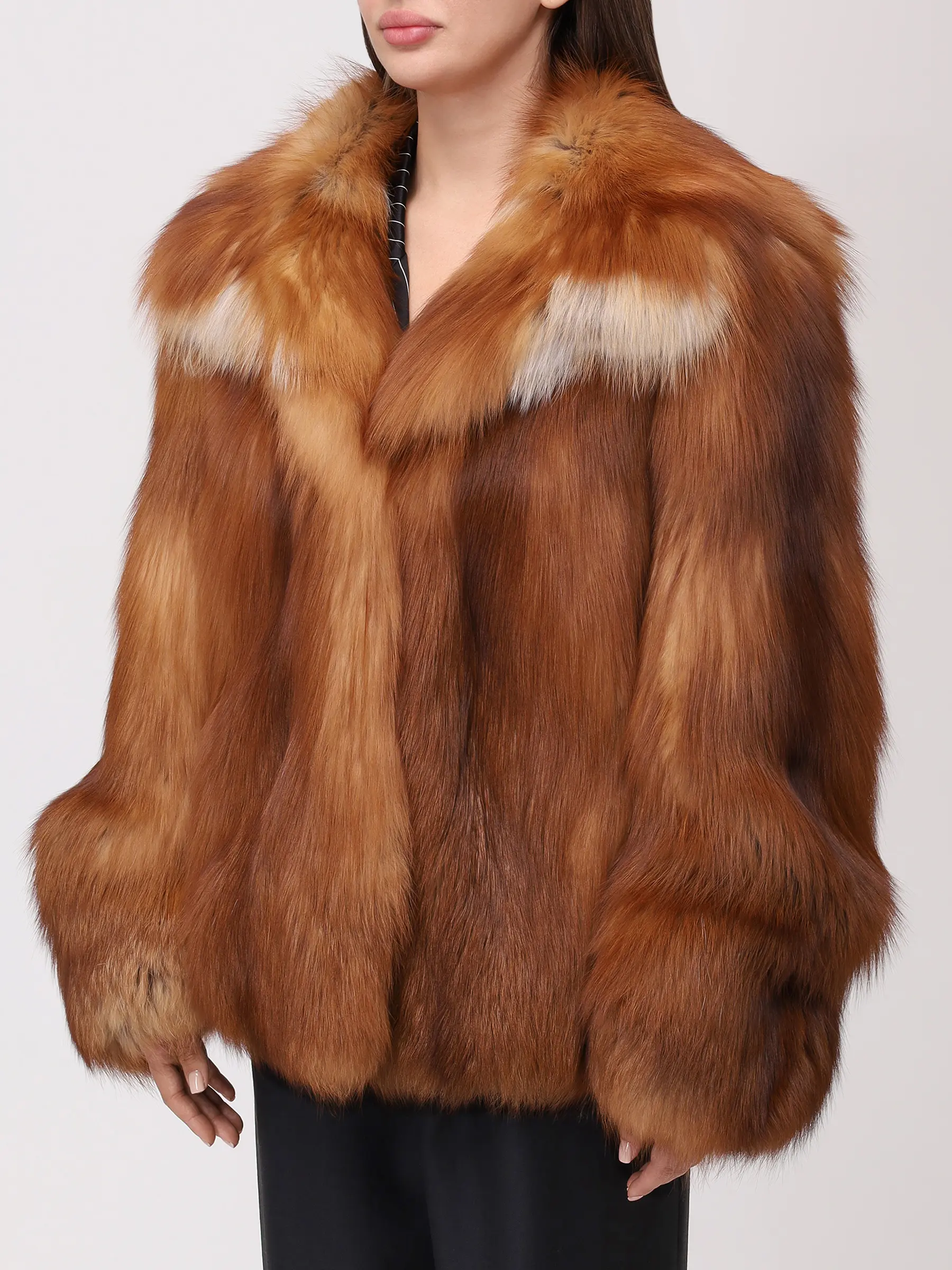 Шуба MARS из меха лисы