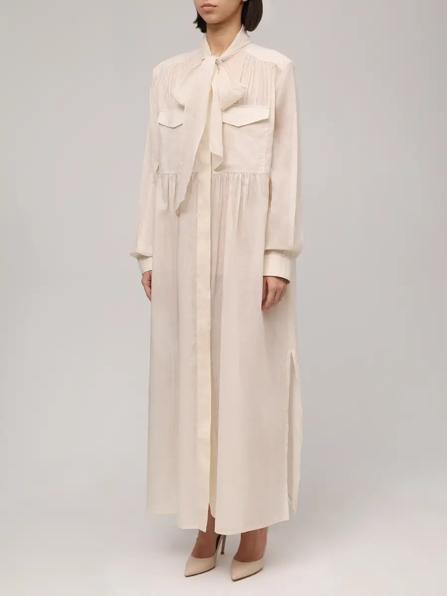 Платье хлопковое