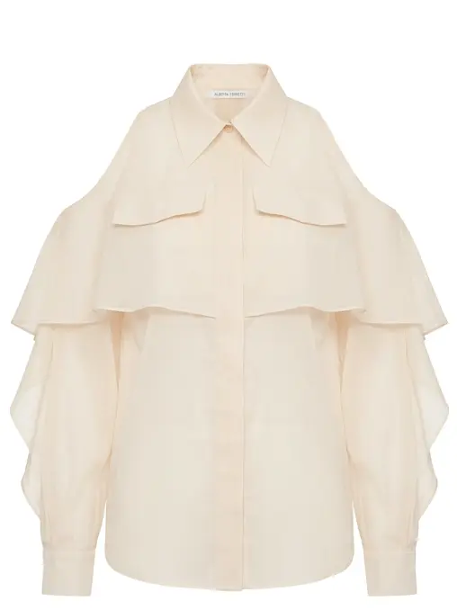 Блуза хлопковая ALBERTA FERRETTI