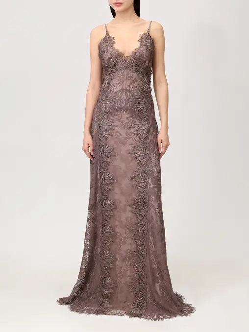 Платье кружевное ALBERTA FERRETTI