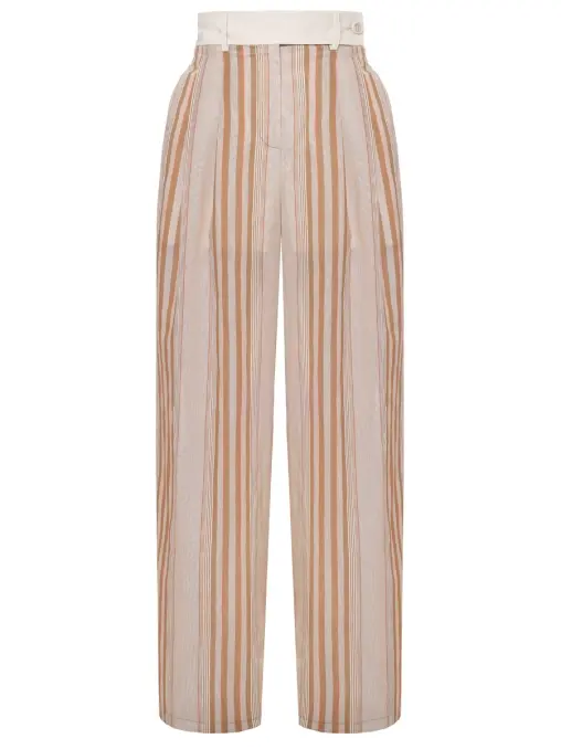 Брюки хлопковые ALBERTA FERRETTI