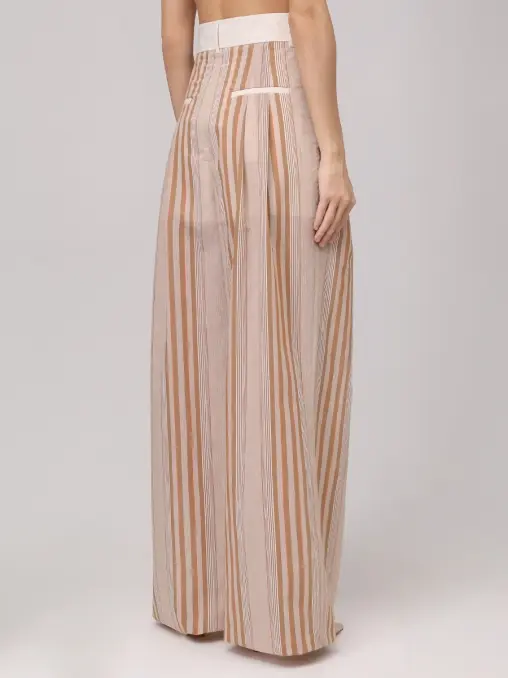 Брюки хлопковые ALBERTA FERRETTI