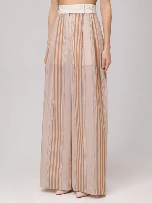 Брюки хлопковые ALBERTA FERRETTI