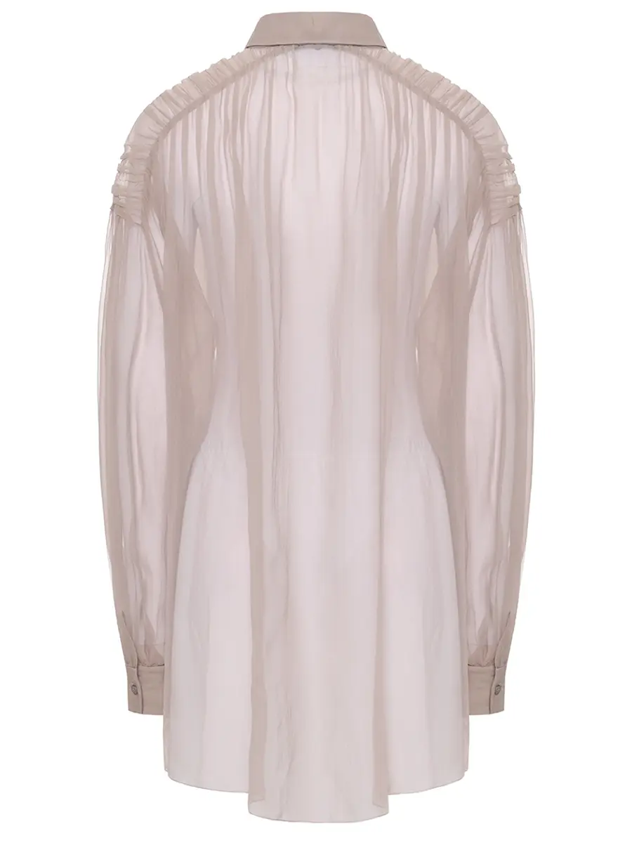 Блуза шелковая