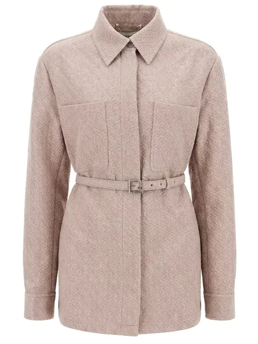 Рубашка шерстяная FENDI