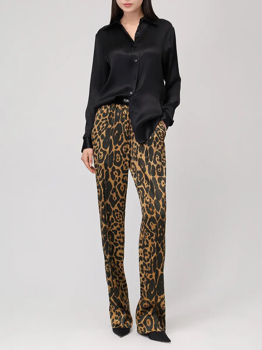 Блуза шелковая