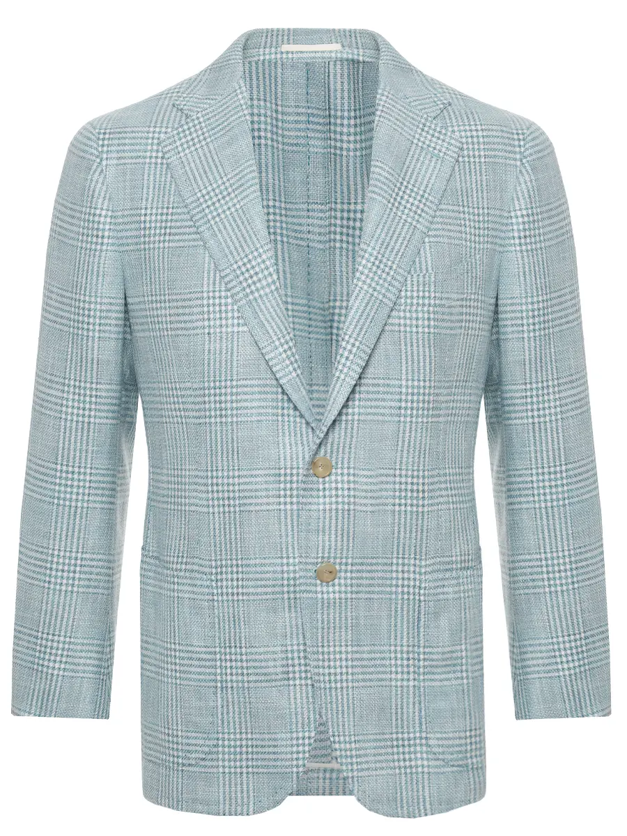 Пиджак из шерсти и шелка