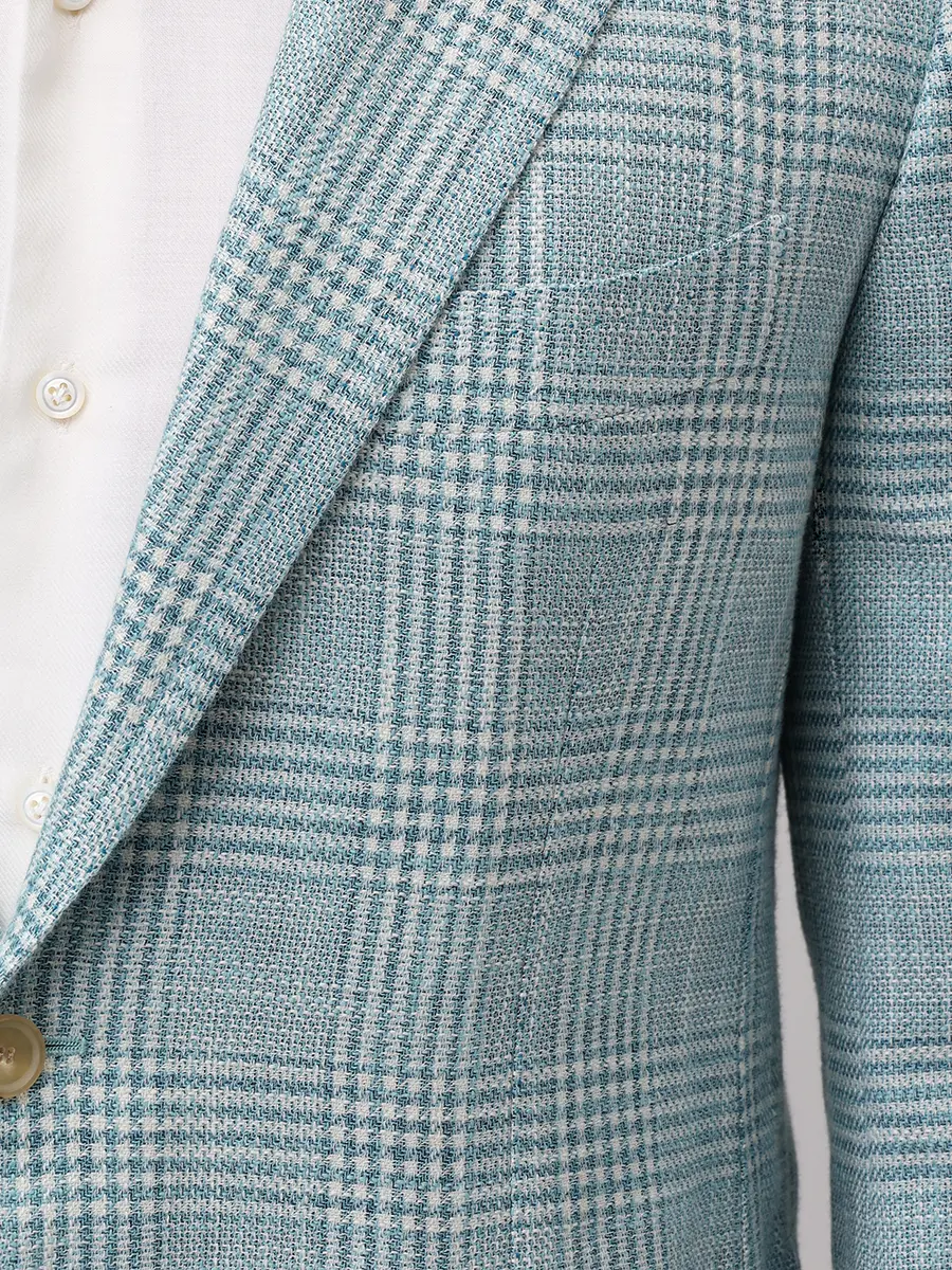 Пиджак из шерсти и шелка