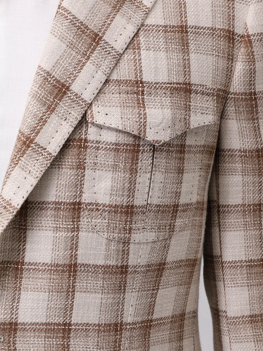 Пиджак из шерсти и шелка