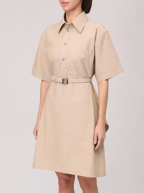Платье хлопковое FENDI