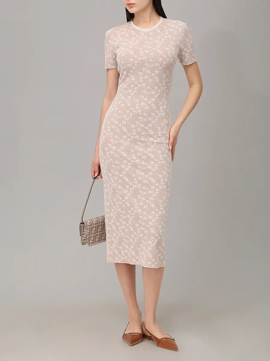 Платье трикотажное