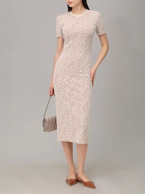 Платье трикотажное FENDI