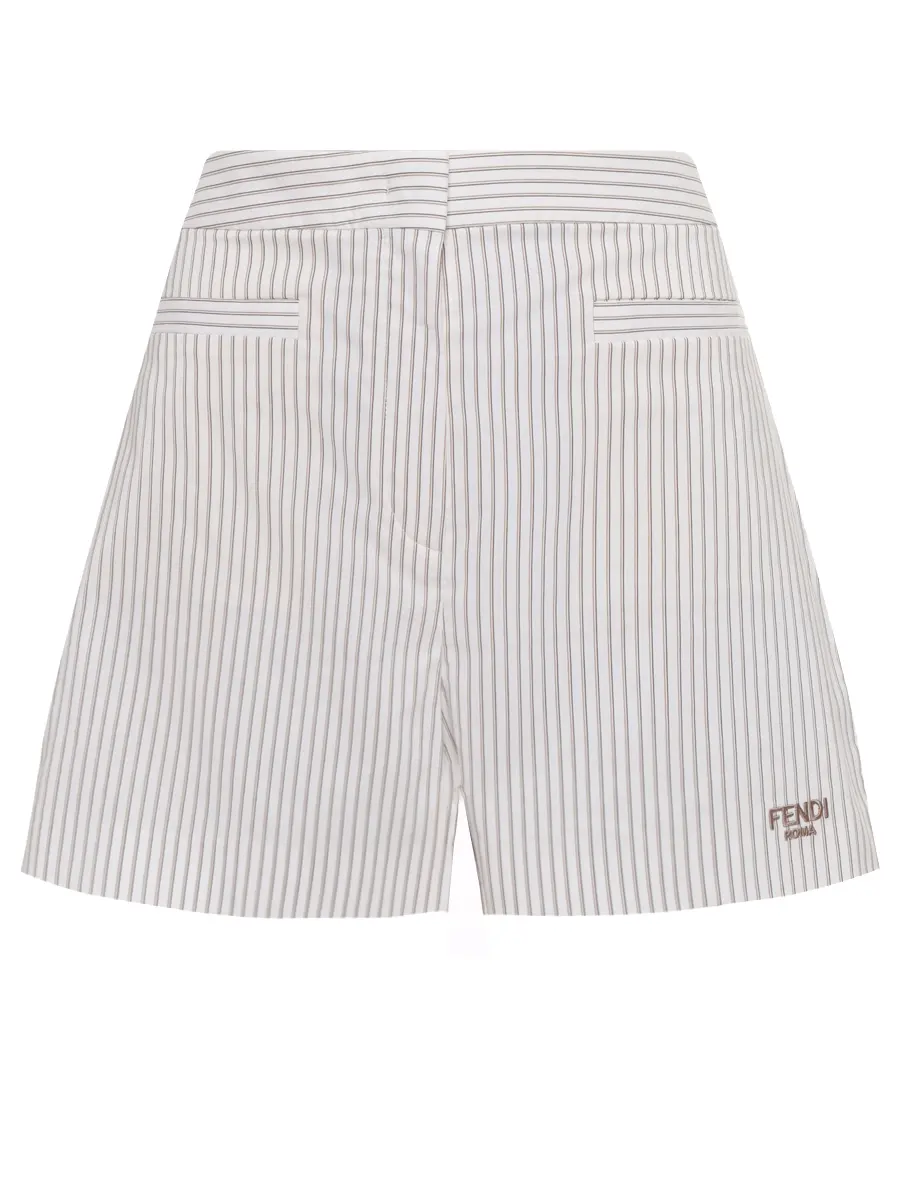 Шорты из хлопка и шелка